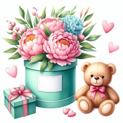 Животни с цветя